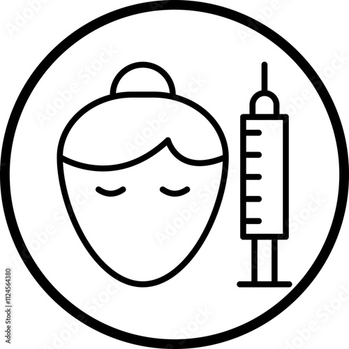 Botox Vector Icon Style