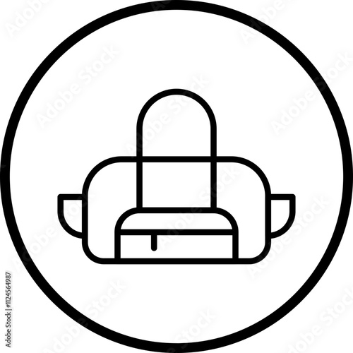Diaper bag Vector Icon Style