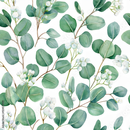 A refined watercolor artwork, perfect for wedding invites, menus, and elegant branding with soft pastel hues.