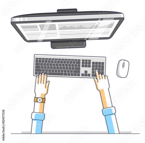 Office worker or entreprene...