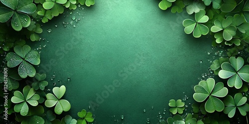 St. Patrick's Day Celebration with Shamrocks photo