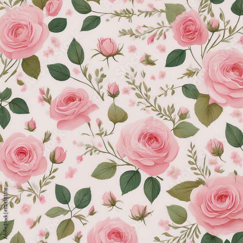 Romantic watercolor illustration showcasing pastel flowers, perfect for wedding invites and elegant branding.