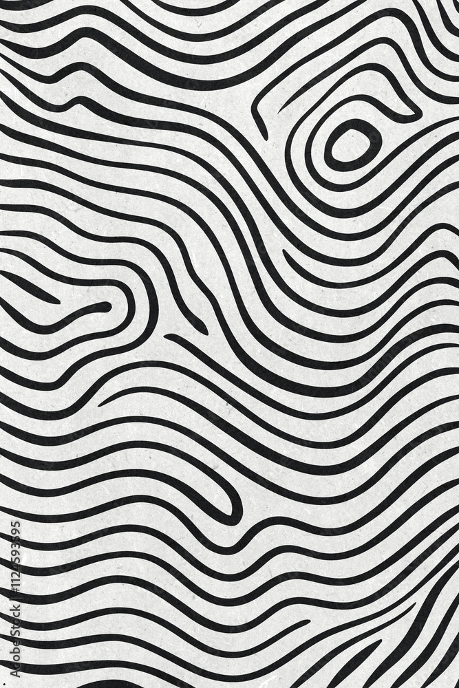 Abstract black and white wavy lines background creating a modern minimalist feel. Abstract black and white wavy lines background creating a modern minimalist feel.