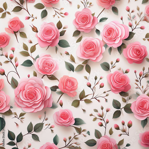 This elegant watercolor design showcases soft pastel colors, making it ideal for invitations and various branding needs