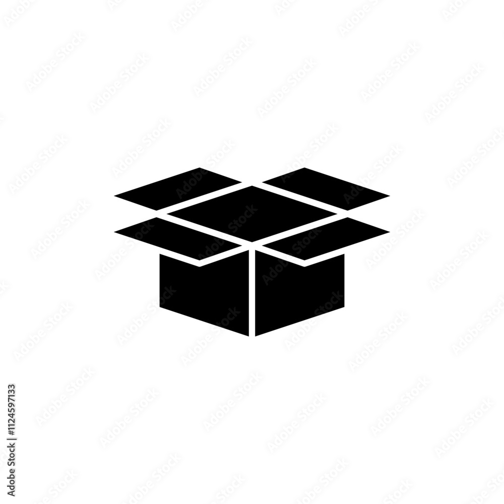 Box icon vector. box sign and symbol, parcel, package Box icon vector. box sign and symbol, parcel, package