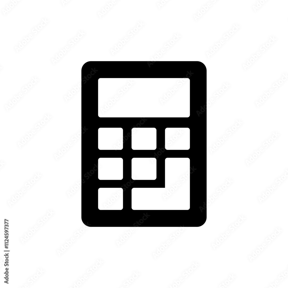 Calculator icon vector. Accounting calculator sign and symbol. Calculator icon vector. Accounting calculator sign and symbol.