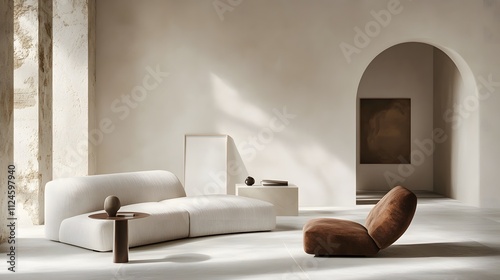 modern scandinavian interior background