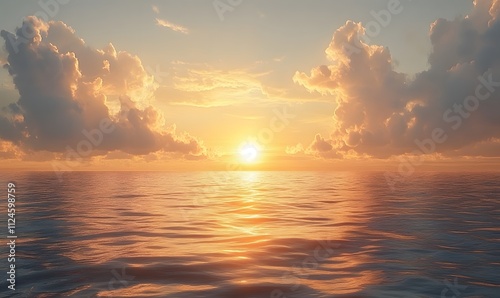  Dark clouds fill the sky as the sun sets, casting a somber and melancholic mood over the scene 