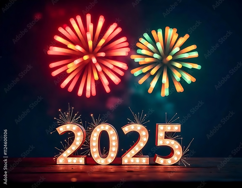 Happy New Year 2025 Background Design Happy New Year 2025 Background Design