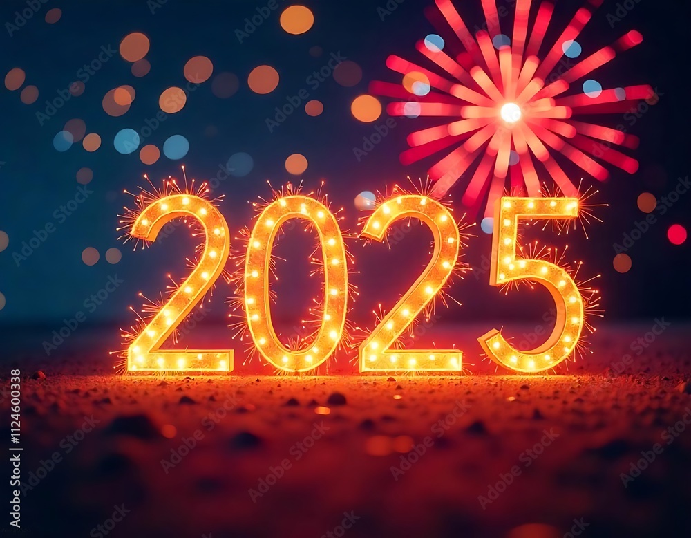 Happy New Year 2025 Background Design Happy New Year 2025 Background Design