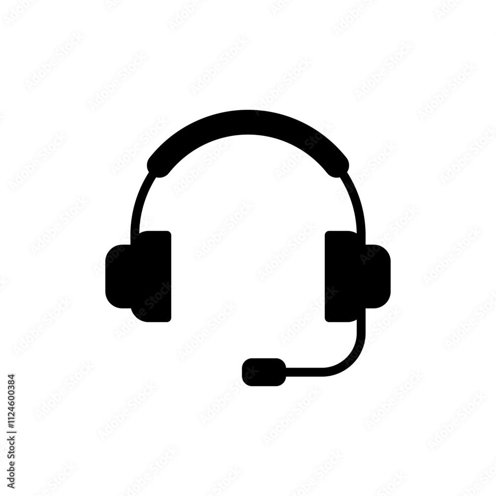 Headphone icon vector. Headvector sign and symbol Headphone icon vector. Headvector sign and symbol