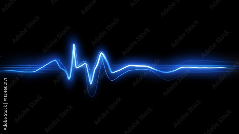 A vivid blue glowing heartbeat line pulsing rhythmically, illustrating life’s rhythm and energy in a dynamic, futuristic design. A vivid blue glowing heartbeat line pulsing rhythmically, illustrating life’s rhythm and energy in a dynamic, futuristic design.