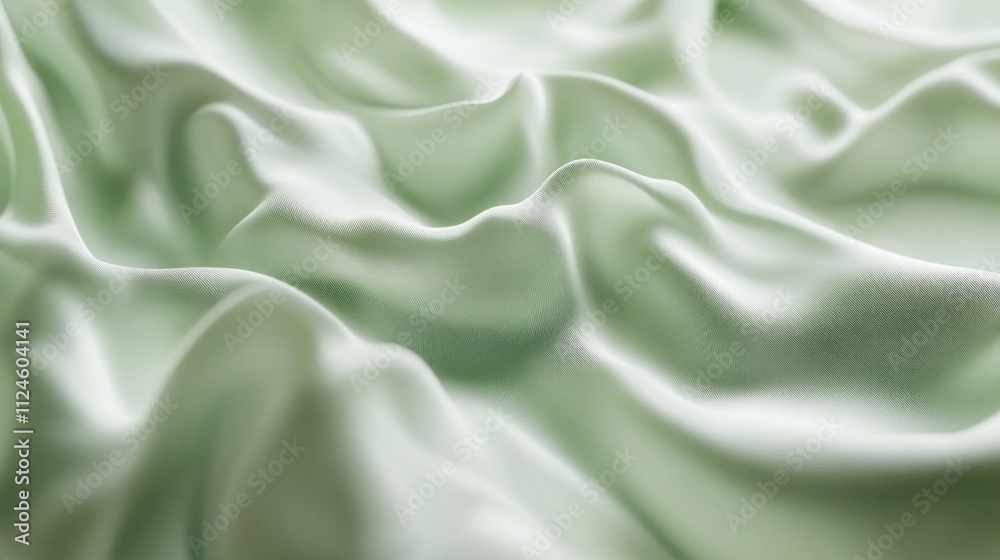 Obraz premium silky green textile texture may used as background