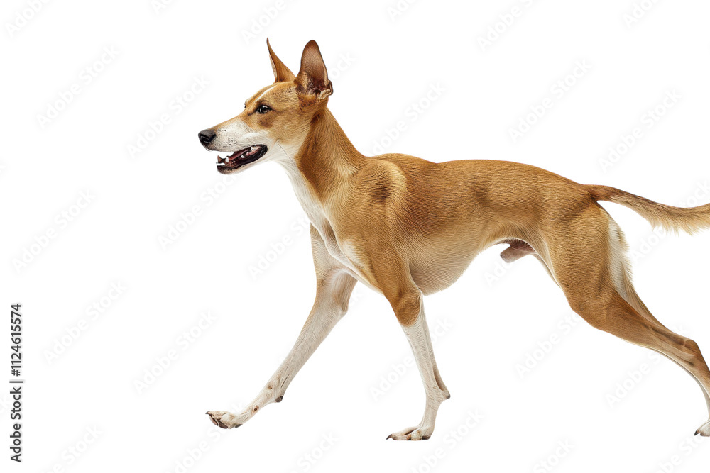 Hyperrealistic Kiang Isolated on a Pure White Background for Wildlife and Nature Art Projects Hyperrealistic Kiang Isolated on a Pure White Background for Wildlife and Nature Art Projects
