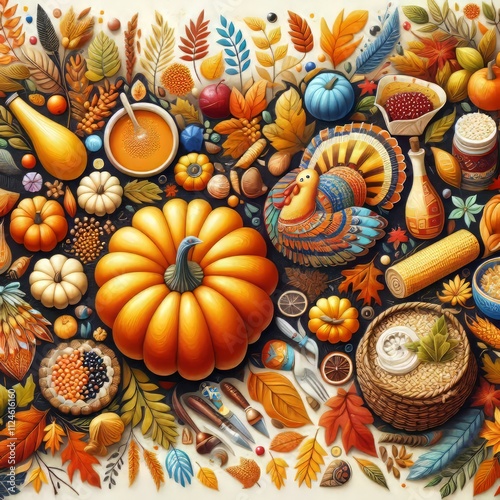 185 Thanksgiving Art Exhibition Showcase artwork inspired by the