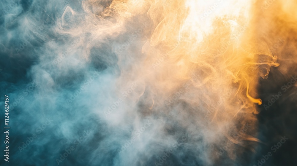 Obraz premium puffing smoke