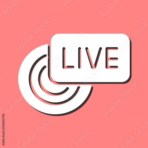 Live Broadcast Vector Icon