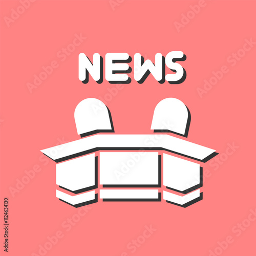 Newsroom Vector Icon