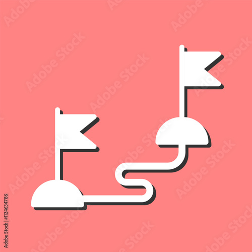 Milestones Vector Icon