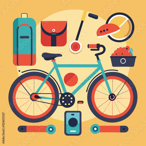 Bike And Cycling Accessories Set