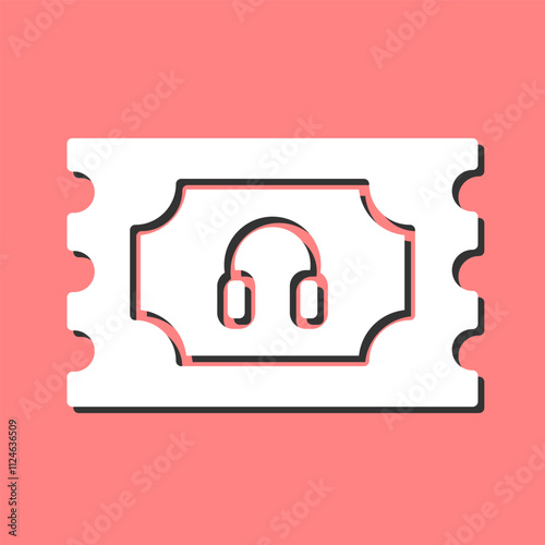 Support Ticket Vector Icon