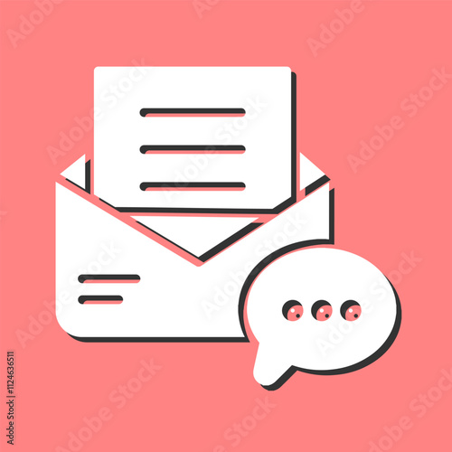 Text Message Vector Icon