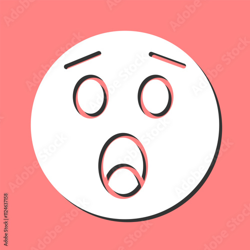 Astonished Face Vector Icon