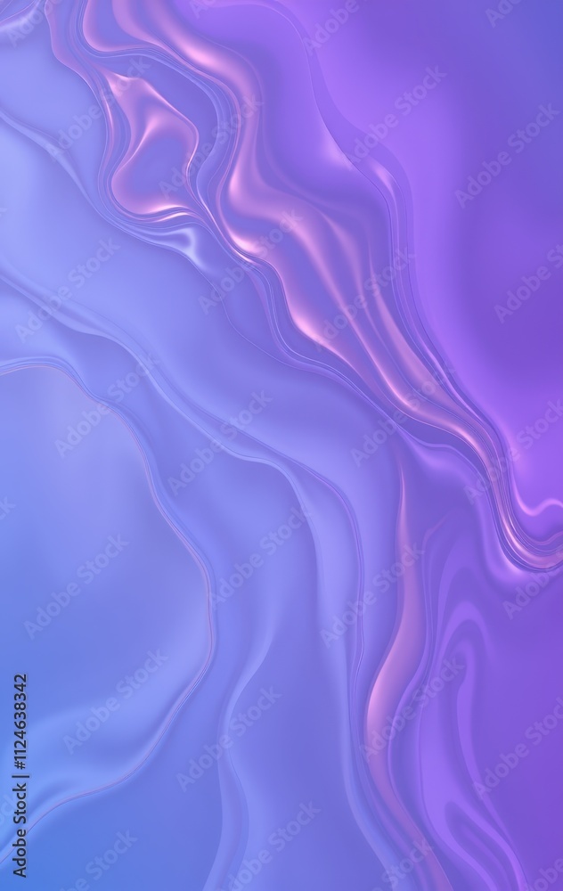 Obraz premium Abstract Purple and Blue Swirling Liquid Design