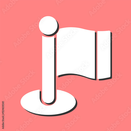 Flagpole Vector Icon