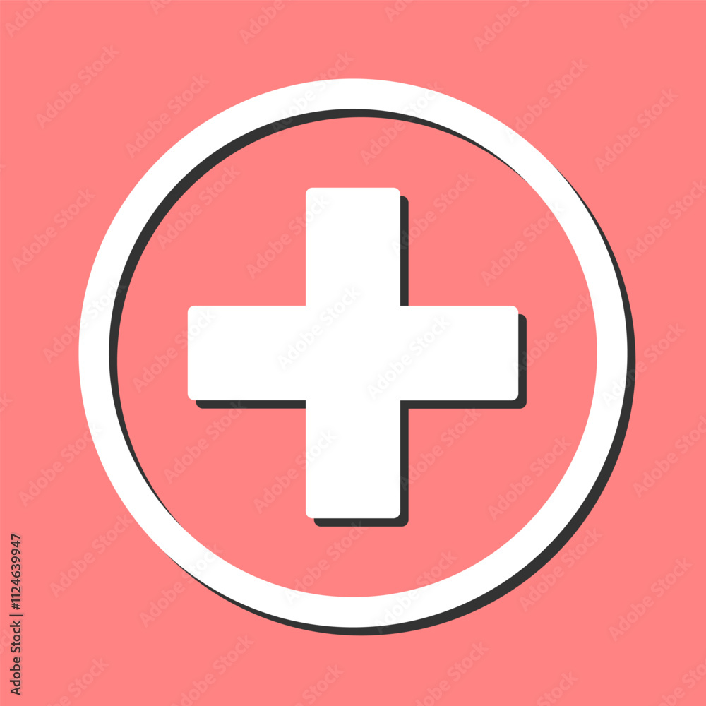 Obraz premium Add Vector Icon