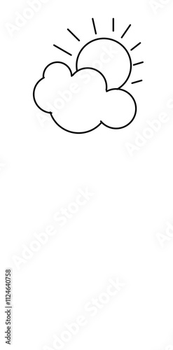 Sunny weather icon