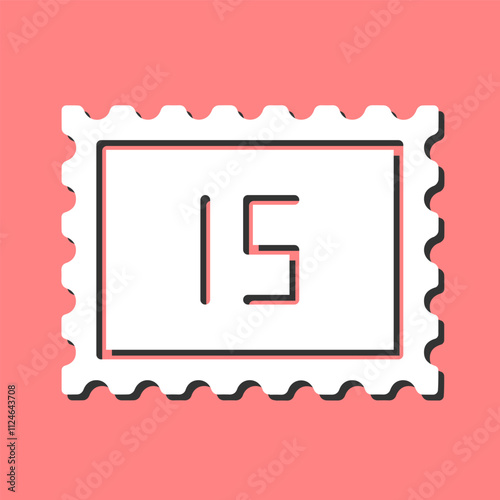 Postage Due Vector Icon