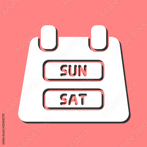 Weekend Getaway Vector Icon
