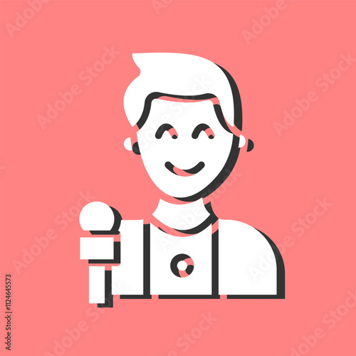 News Correspondent Vector Icon