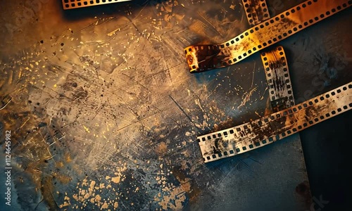 Dusty old film effect with animated textures