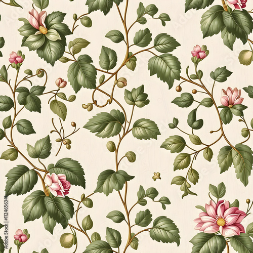 seamless pattern with flowers
