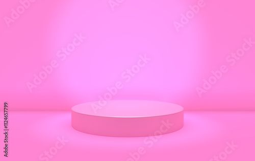 Pink Background stage 3D