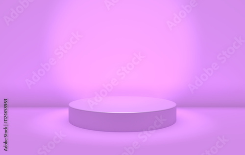 Purple Background stage 3D