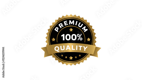 Premium 100% Quality Gold Seal Badge