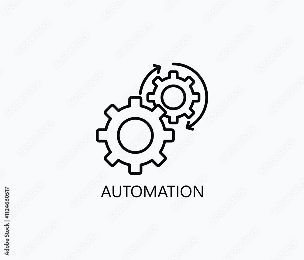 Automation Vector, Icon Or Logo Sign Symbol Illustration Automation Vector, Icon Or Logo Sign Symbol Illustration