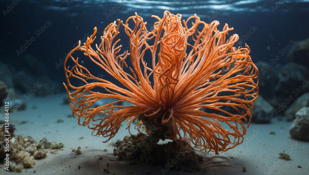 Obraz premium Feather Star in Currents