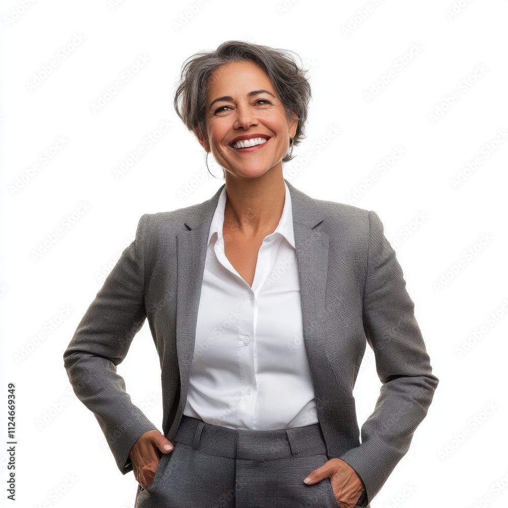 leader in action Happy mature businesswoman leader in action Happy mature businesswoman