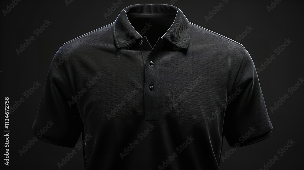 Casual fashion staple represented by a plain black t-shirt on a male mannequin, showcasing timeless style, the simplicity of design, and versatile everyday wear within a clear and focused frame Casual fashion staple represented by a plain black t-shirt on a male mannequin, showcasing timeless style, the simplicity of design, and versatile everyday wear within a clear and focused frame