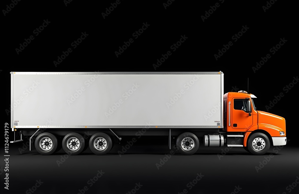 Large White Box Truck with High-Capacity Storage