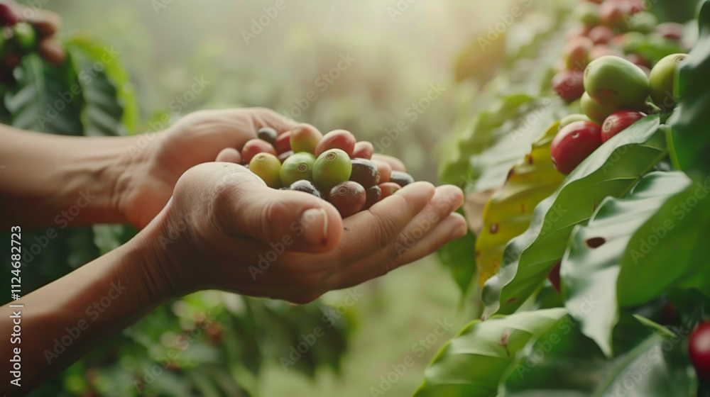Natural Coffee Beans Texture and Color Display, Close-Up Study of Bean Surface, Rich Tones and Varieties Natural Coffee Beans Texture and Color Display, Close-Up Study of Bean Surface, Rich Tones and Varieties