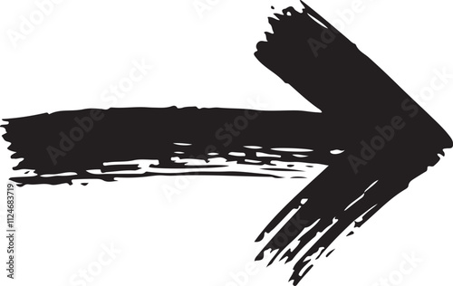 A arrow vector art illustration