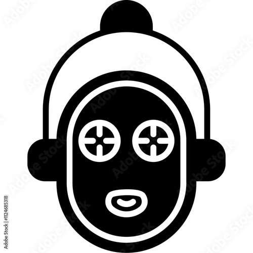 Silver Mask Icon