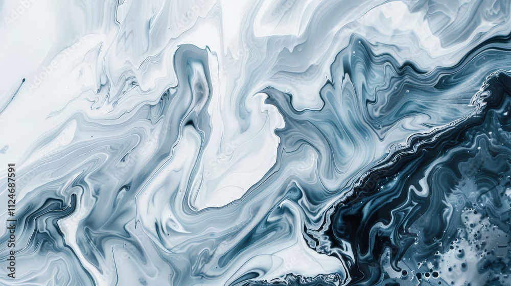 abstract grey and white background wave patterns, silk