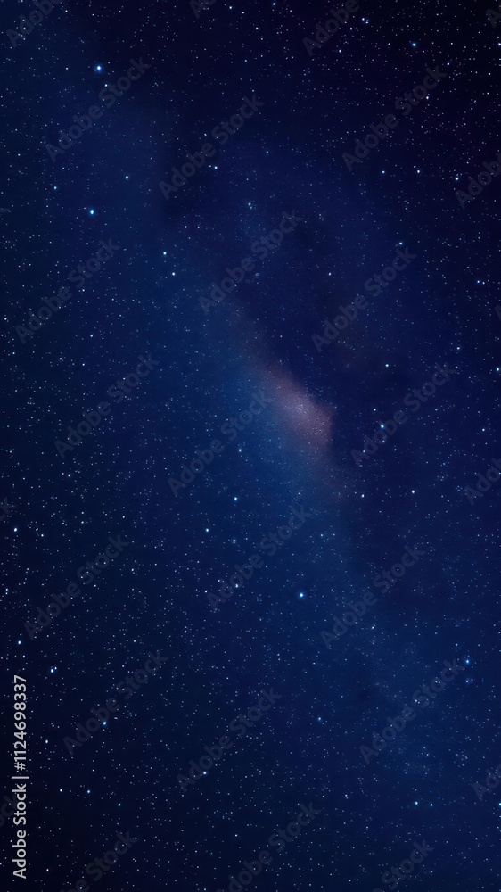 Fototapeta premium A stunning image of the night sky filled with stars and galaxies, creating a mesmerizing universe background, astronomical