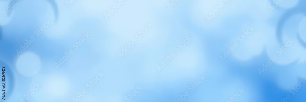 Fototapeta premium Soft and dreamy abstract background in shades of blue blending seamlessly, calming